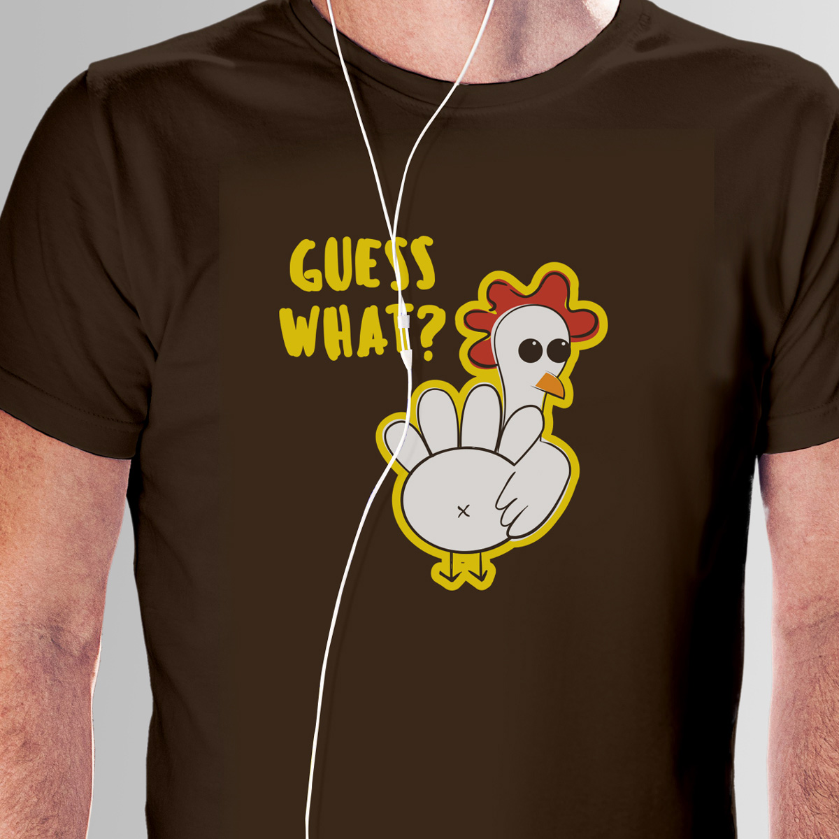 Guess What Chicken Butt Funny tshirt